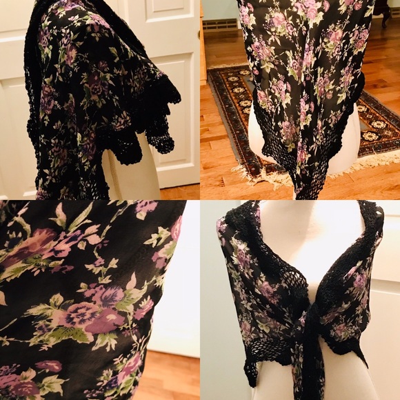 Accessories - Handmade Shawl wrap scarf cover up